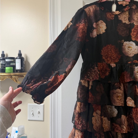 JessaKae Multicolor Floral Dress - Picture 3 of 4